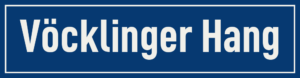 Straßenschild Vöcklinger Hang