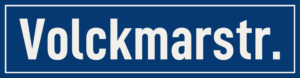 Straßenschild Volckmarstraße