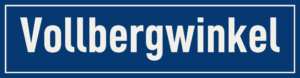 Straßenschild Vollbergwinkel