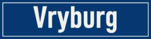 Straßenschild Vryburg