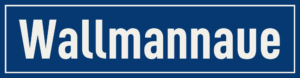 Straßenschild Wallmannaue