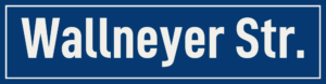 Straßenschild Wallneyer Straße