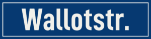 Straßenschild Wallotstraße