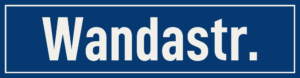 Straßenschild Wandastraße