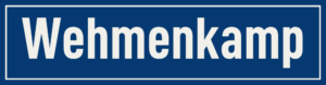 Straßenschild Wehmenkamp