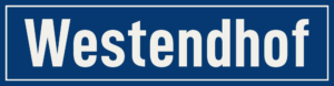 Straßenschild Westendhof