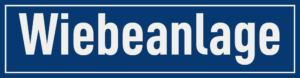 Straßenschild Wiebeanlage