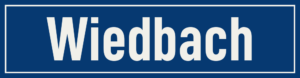 Straßenschild Wiedbach