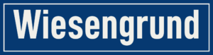 Straßenschild Wiesengrund