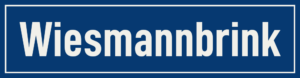 Straßenschild Wiesmannbrink