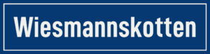 Straßenschild Wiesmannskotten