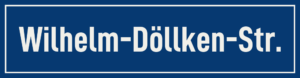 Straßenschild Wilhelm-Döllken-Straße