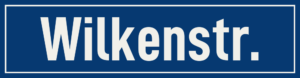 Straßenschild Wilkenstraße