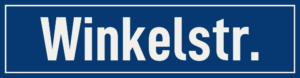 Straßenschild Winkelstraße