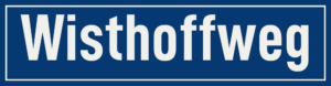 Straßenschild Wisthoffweg