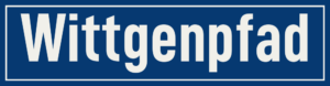 Straßenschild Wittgenpfad