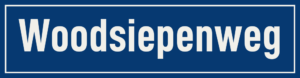 Straßenschild Woodsiepenweg