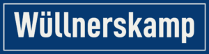 Straßenschild Wüllnerskamp