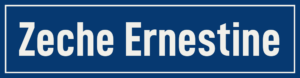 Straßenschild Zeche Ernestine