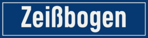 Straßenschild Zeißbogen