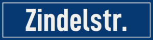 Straßenschild Zindelstraße