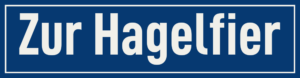 Straßenschild Zur Hagelfier