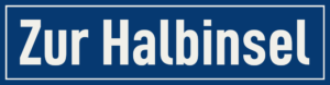 Straßenschild Zur Halbinsel