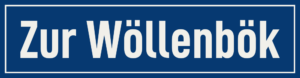 Straßenschild Zur Wöllenbök