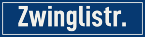 Straßenschild Zwinglistraße