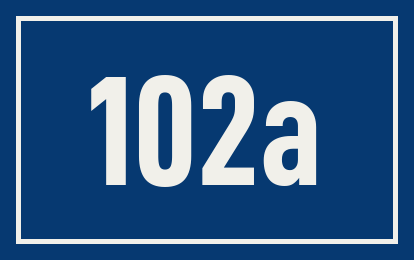 Hausnummer 102a