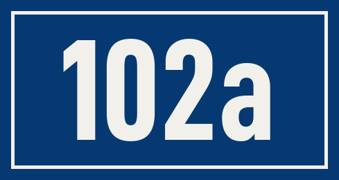 Hausnummer 102a