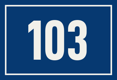 Hausnummer 103