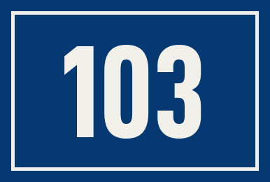 Hausnummer 103