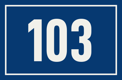 Hausnummer 103