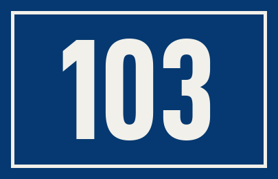 Hausnummer 103