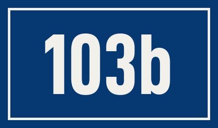 Hausnummer 103b