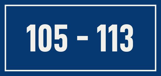 Hausnummer 105 - 113