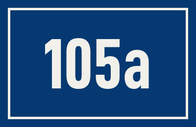 Hausnummer 105a