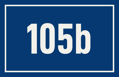 Hausnummer 105b