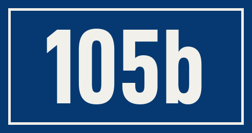 Hausnummer 105b