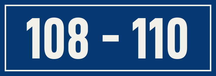 Hausnummer 108 - 110