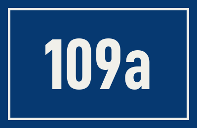 Hausnummer 109a