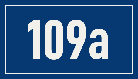 Hausnummer 109a