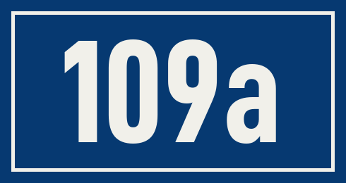 Hausnummer 109a