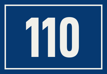 Hausnummer 110