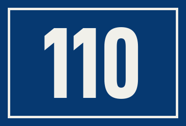 Hausnummer 110