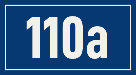Hausnummer 110a