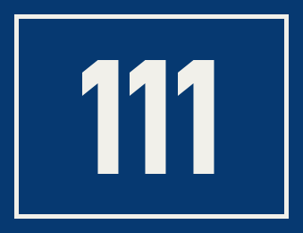 Hausnummer 111