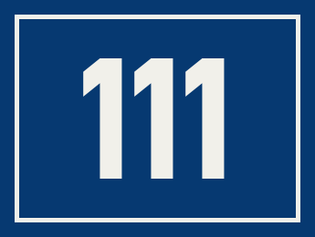 Hausnummer 111