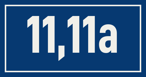 Hausnummer 11,11a